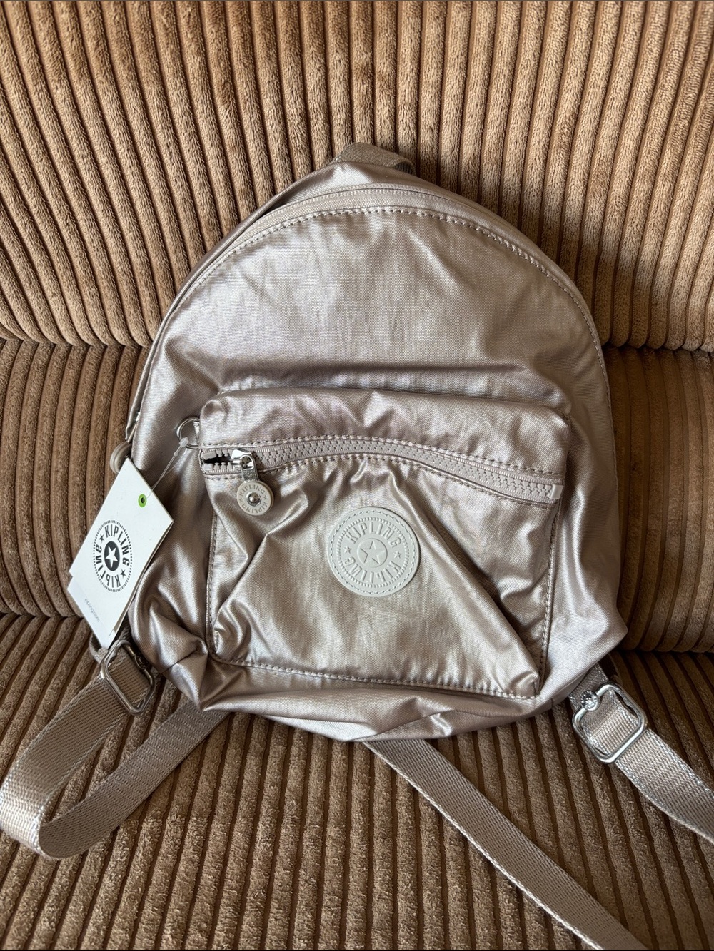 Kipling Metallic  Mini Backpack